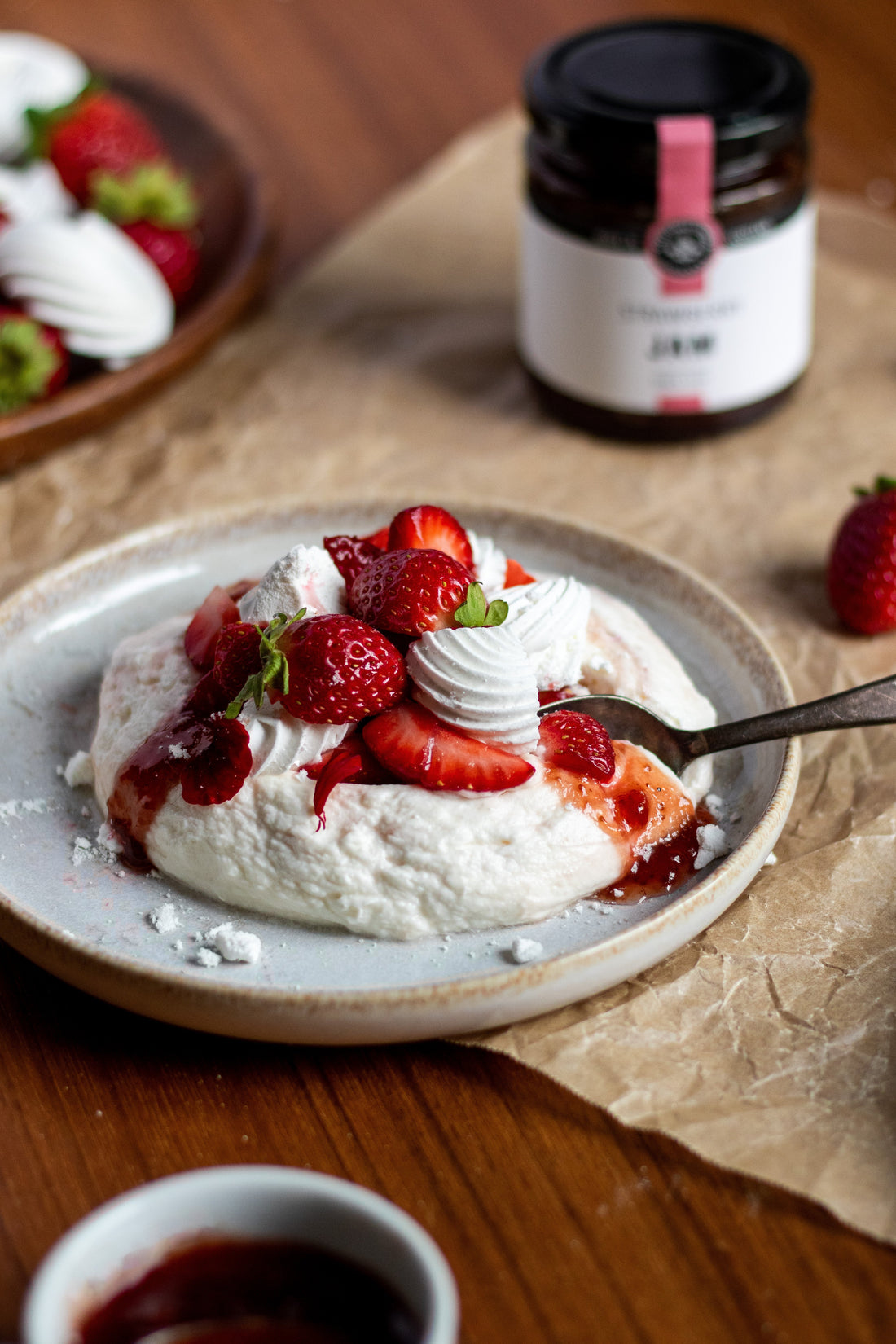 Strawberry Jam Eton Mess